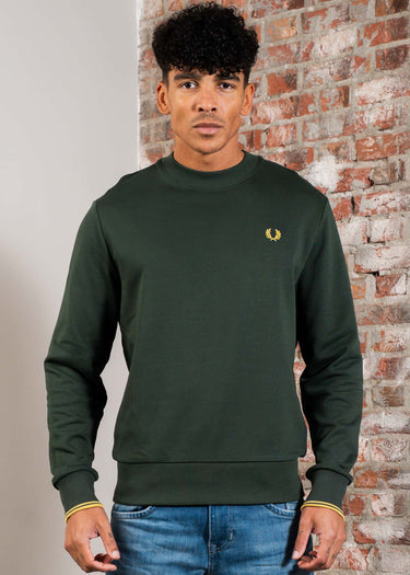 Fred Perry Truien Crew neck sweat-shirt - court green