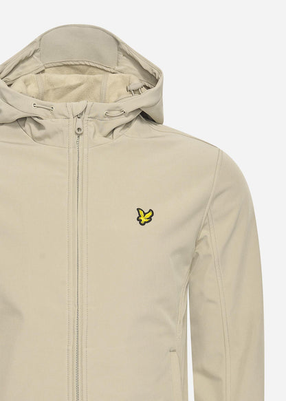 Lyle & Scott Jassen  Fleece back softshell jacket - sage uniform 