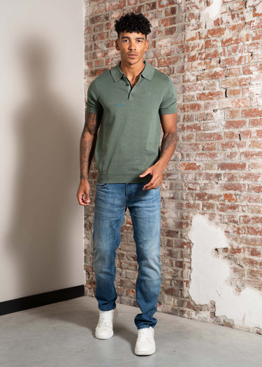 Ben Sherman Polo's Signature ss polo - olive