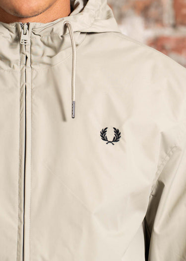 Fred Perry Jassen The hooded brentham jacket - warm grey