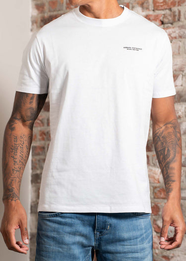 Armani Exchange T-shirts Regular fit t-shirt - white