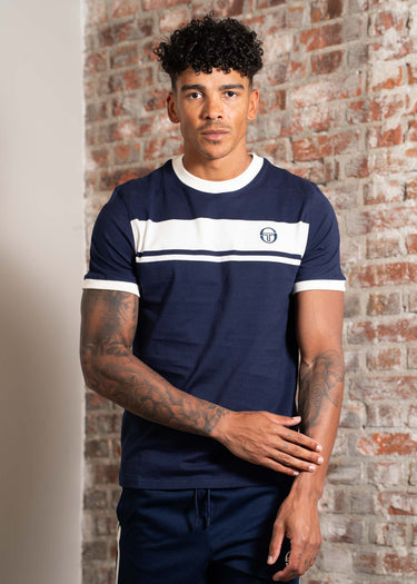 Sergio Tacchini T-shirts Master tee - maritime blue gardenia maritime blue