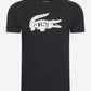 Lacoste T-shirts  Tee logo - black white 