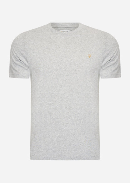 Farah T-shirts  Danny reg tee - grey marl 