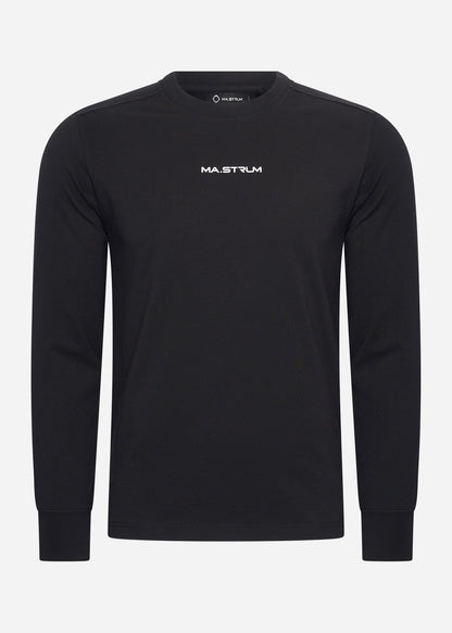 MA.Strum T-shirts  Ls mastrum printed tee - black 