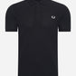 Fred Perry Polo's  Plain fred perry shirt - black white 