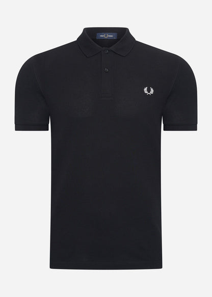 Fred Perry Polo's  Plain fred perry shirt - black white 