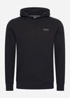 Barbour International Hoodies Small logo hoodie - black pewter