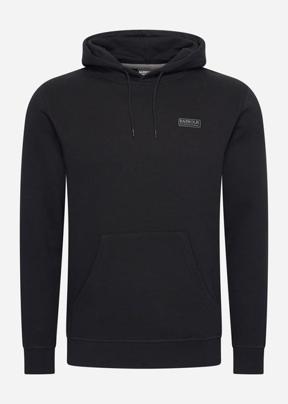 Barbour International Hoodies Small logo hoodie - black pewter