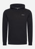 Barbour International Hoodies Small logo hoodie - black pewter