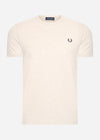 Fred Perry T-shirts  Ringer T-shirt - porridge marl 