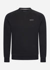 Barbour International Truien  Essential crew neck sweat - black pewter 