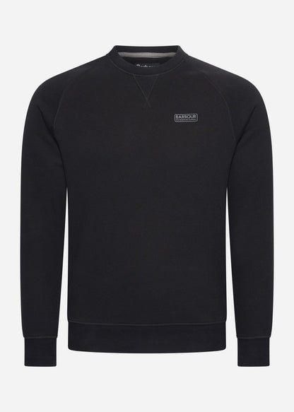 Barbour International Truien  Essential crew neck sweat - black pewter 