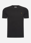 Farah T-shirts  Danny reg tee - black 