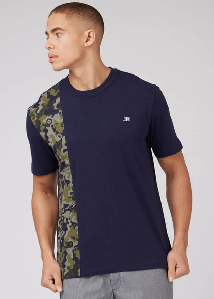 Ben Sherman T-shirts  Camo print tee - marine 