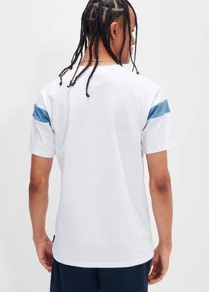 Ellesse T-shirts  Caserio t-shirt - white light blue 