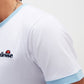 Ellesse T-shirts  Meduno tee - white light blue 