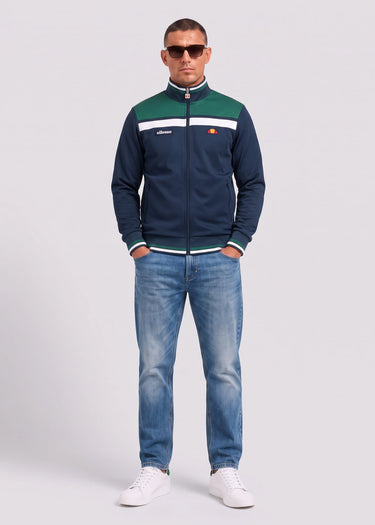 Vignola track top - navy teal - 2