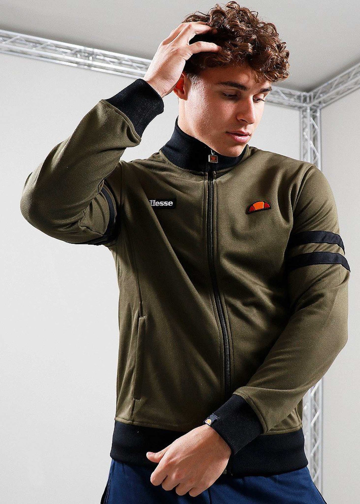 Ellesse Vesten Roma track top - khaki