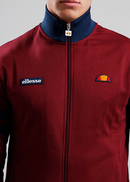 Ellesse Vesten Roma track top - burgundy