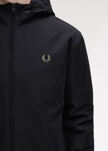 Fred Perry Jassen Hooded brentham jacket - black