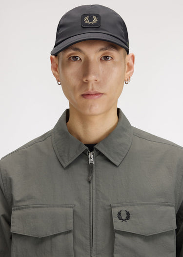 Fred Perry Petten Crinkle nylon cap - black
