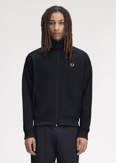 Fred Perry Vesten Contrast tape track jacket - navy