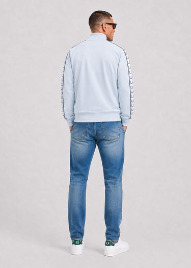 Fred Perry Vesten Tape track jacket - dusky blue