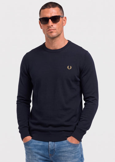 Fred Perry Truien Classic crew neck jumper - navy