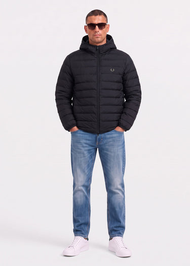 Fred Perry Jassen Hooded insulated jacket - black