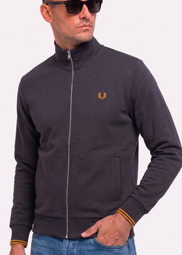 Fred Perry Vesten Zip through sweatshirt - anchor grey
