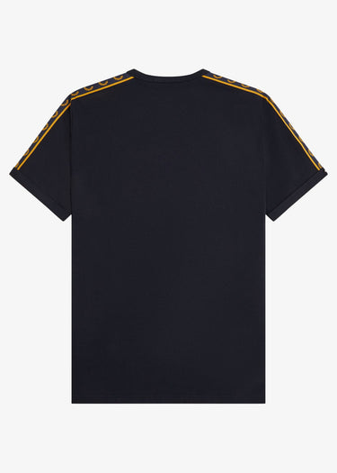 Fred Perry T-shirts Contrast tape ringer t-shirt - navy