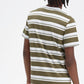 Fred Perry T-shirts  Stripe t-shirt - ungre snwh lgice 