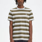 Fred Perry T-shirts  Stripe t-shirt - ungre snwh lgice 