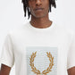Fred Perry T-shirts  Striped laurel wreath t-shirt - snow white 