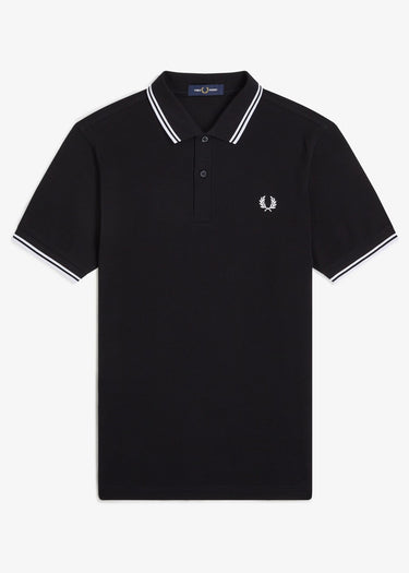 Fred Perry Polo's Twin tipped polo - black