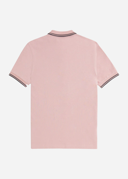 Fred Perry Polo's  Twin tipped fred perry shirt - dusty rs pink black 