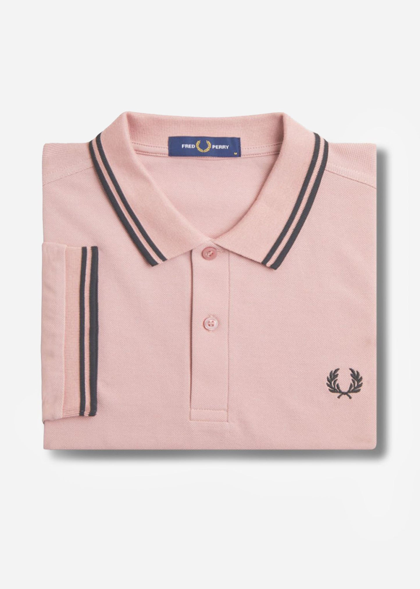 Fred Perry Polo's  Twin tipped fred perry shirt - dusty rs pink black 