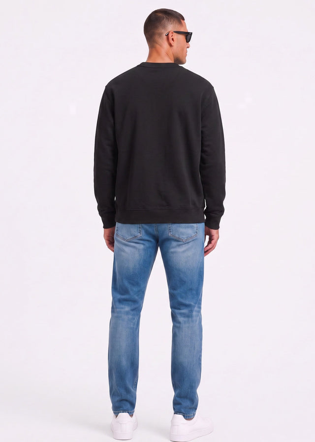 Hugo Boss Sweaters Wesmallcrew - black