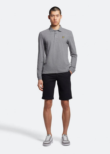 Lyle & Scott Korte Broeken Chino short - jet black
