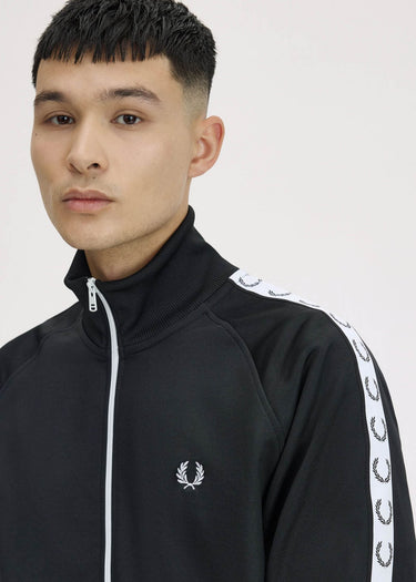 Fred Perry Vesten Taped track jacket - black