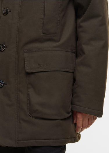 Barbour Jassen Winter beaufort waterproof parka - black oak