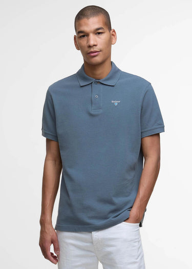 Barbour Polo's Tartan pique polo shirt - bluestone