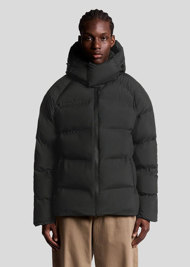 Lyle & Scott Jassen Welded wadding jacket - jet black