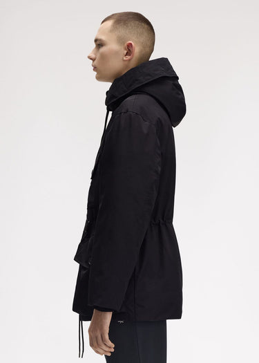 Fred Perry Jassen Patch pocket puffer jacket - black