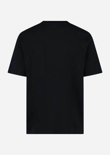 Aquascutum T-shirts Big logo t-shirt - black