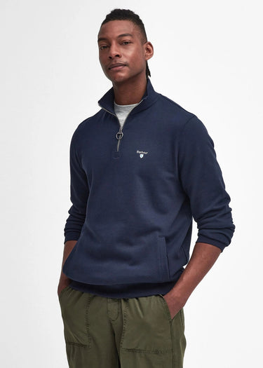 Barbour Truien Beckhill half zip sweatshirt - navy