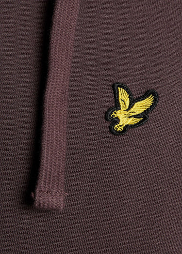 Lyle & Scott Vesten Zip through hoodie - espresso