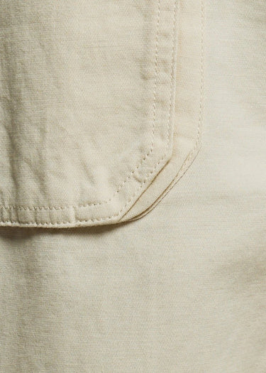 Lyle & Scott Korte Broeken Linen short - putty