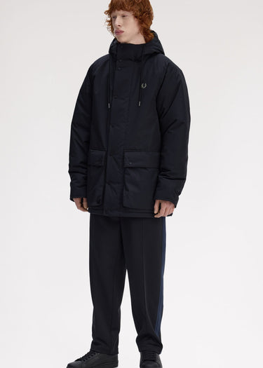 Fred Perry Jassen Padded zip through jacket - black